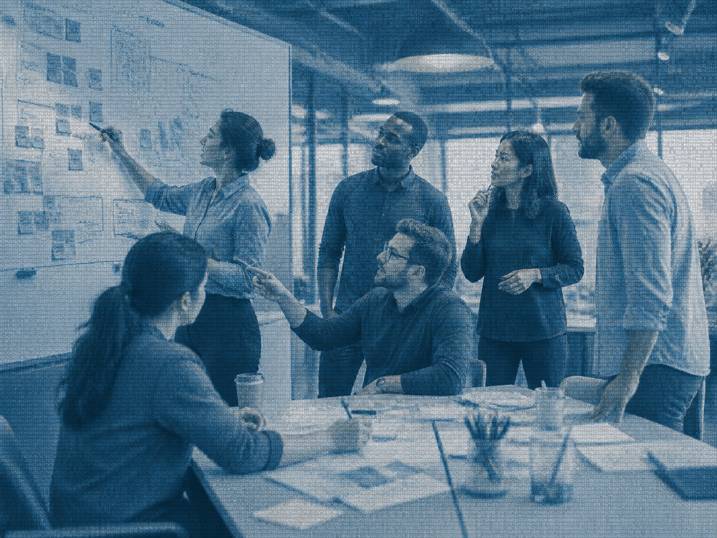 Compliance reviewers working together
